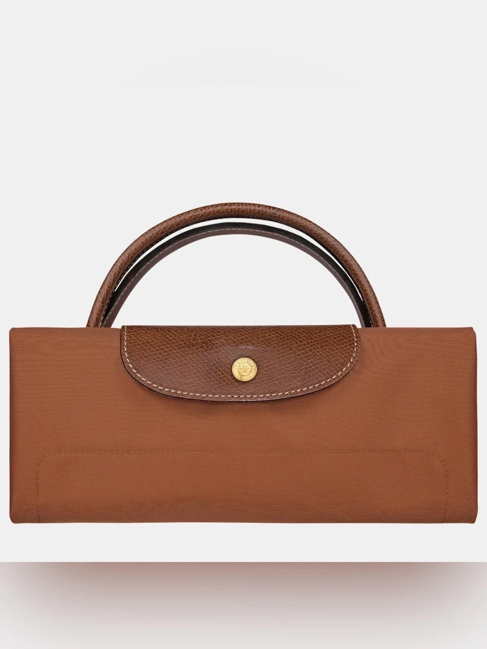 LONGCHAMP Le Pliage Original L Travel Bag Cognac O/S Like new - Picture 6 of 13